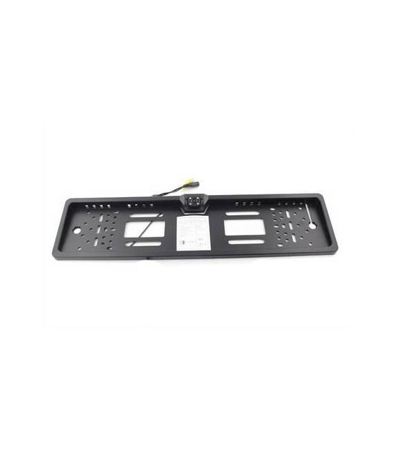 Mini Caméra voiture support plaque d'immatriculation - Fixation avant / arrière - Angle 170° LED IR Nuit - Waterproof