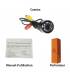 Mini Caméra voiture Recul + Rétroviseur Central - SANS FIL - Fixation avant / arrière auto - LED Nuit - Angle 120° - Waterproof