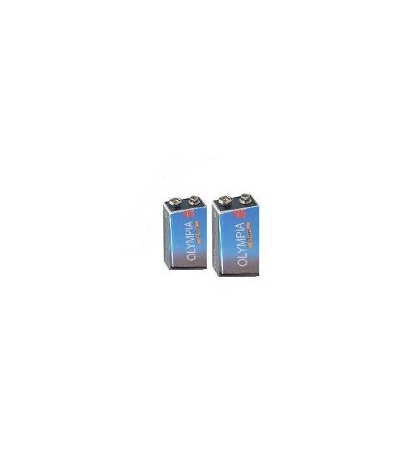 2x PILES 9V
