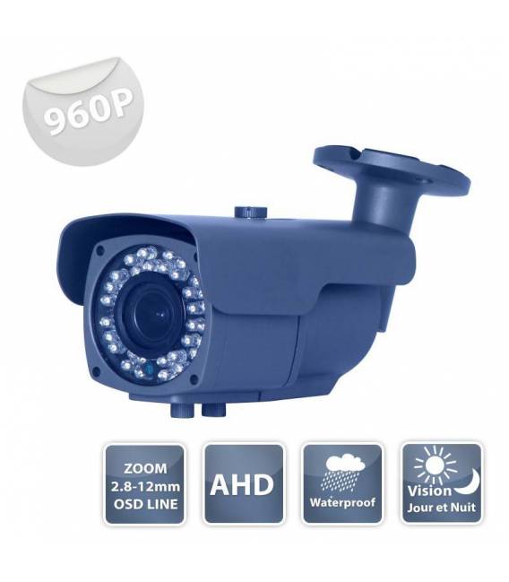 Farb Überwachungskamera WZ-950 AHD schwarz IR 24LED