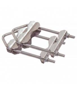 Lot de 2X 2 Brides d'étrier d'antenne 126mm Collier Pour Fixation D'Antenne mât