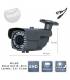 Farb Überwachungskamera WZ-950 AHD schwarz IR 24LED IR CUT - 960P Metall - Waterproof