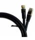1.5M Cable coaxial DUO Ethernet avec connecteurs F