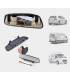 Mini Caméra voiture Recul + Rétroviseur Central - SANS FIL - Fixation avant / arrière auto - LED Nuit - Angle 120° - Waterproof