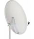 HD-LINE Sat Schüssel Antenne Stahl 100 cm Hellgrau