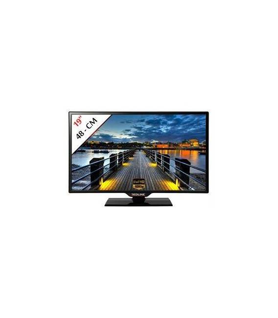 Redline TV LED 19 Zoll 48 cm Full HD LCD Fernseher PC Monitor 