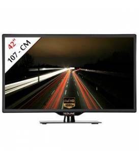 Redline TV LED 42 Zoll 107 cm Full HD LCD PC Monitor