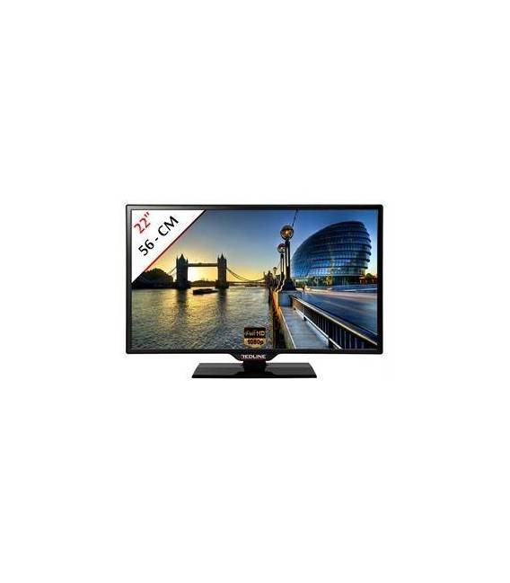 Redline TV LED 22 Zoll 56 cm Full HD LCD Fernseher PC Monitor