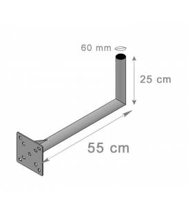 Fixation Murale L Antenne Et Parabole 25 X 55 cm Diamètre 60mm