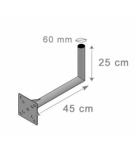 Fixation Murale L Antenne Et Parabole 25 X 45 cm Diamètre 60mm