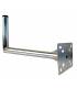 HD-LINE Geländerhalterung Sat Antennenhalter 25 cm x 70 cm Wandabstand 60cm Durchmesser - Wand & Balkon