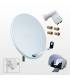Kit HD-LINE PRO Quad Parabole 60cm acier blanche bfsat.fr