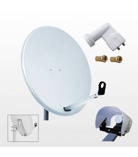 Kit HD-LINE PRO Twin Parabole 60cm acier blanche bfsat.fr