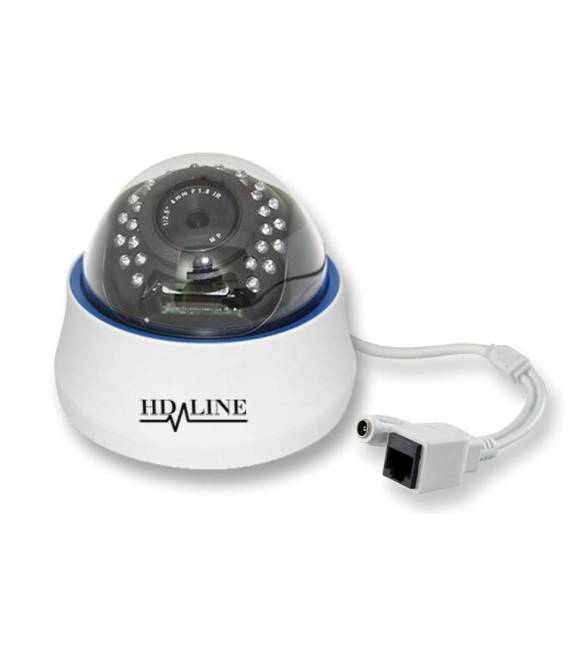 Kit Vidéosurveillance IP NVR 8 dômes IP1200 8 caméras IP1300 16x 20m RJ45 16x adaptateurs RJ45 2 1/8 splitter 2 Alim