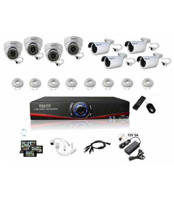 Security video IP NVR for security camera IP-1150 and IP-1250