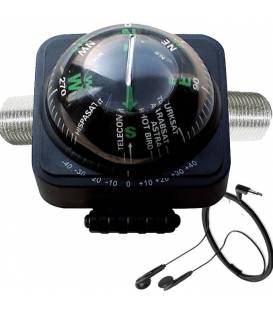 Boussole + satfinder pour orientation de parabole
