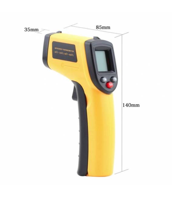 Température sans contact IR LCD laser numérique Thermomètre infrarouge Gun