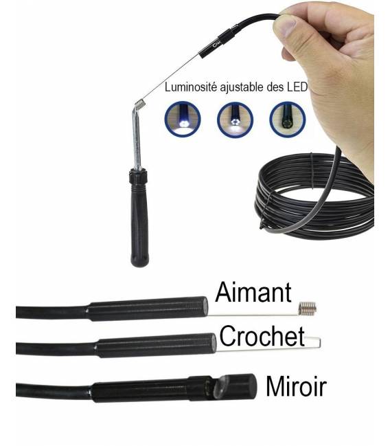 Catch with the hook Endoscope USB Android et PC Bfsat.fr