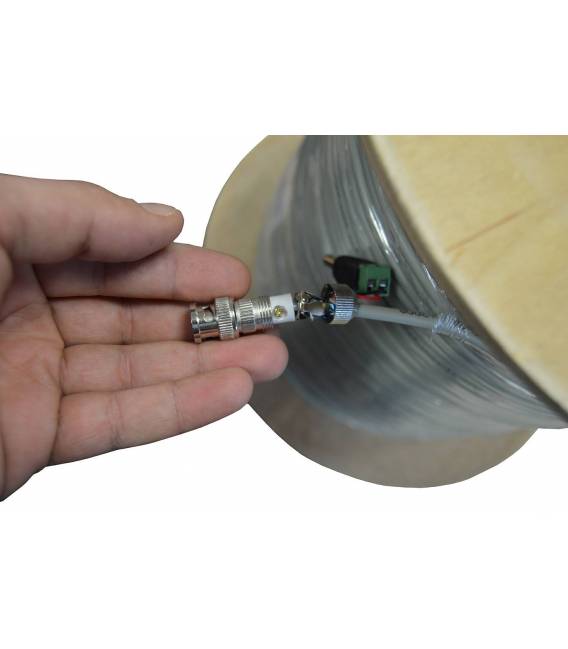 RG59 CU CCTV + POWER cable 300m Coaxial pour camera