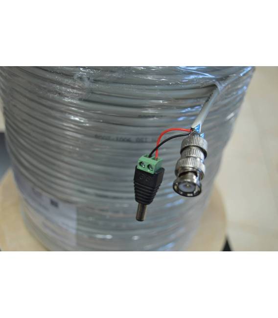 RG59 CU CCTV + POWER cable 300m Coaxial pour camera