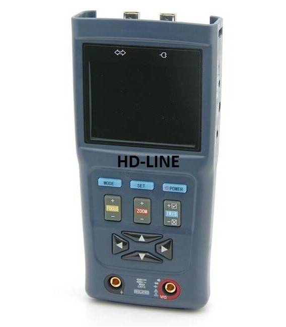 HD-LINE AN-31-M Mesureur de caméra analogique Testeur vidéosurveillance avec multimetre