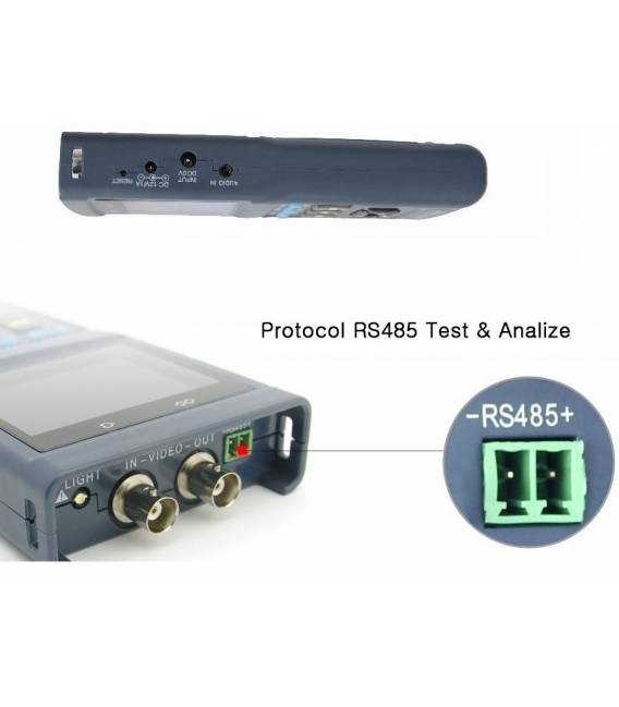 HD-LINE AN-31-M Mesureur de caméra analogique Testeur vidéosurveillance avec multimetre
