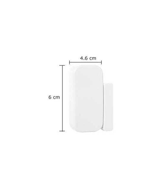  HD-LINE AL-18 Kit alarme sans fil GSM pour carte SIM uniquement + APP IOS Android + Détecteurs porte / PIR avec télécommandes