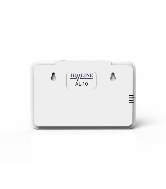 HD-LINE AL-10 Kit alarme sans fil Compatible téléphone fixe FT ADSL + Détecteurs porte / présence avec télécommandes