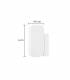 HD-LINE AL-18 Kit alarme sans fil GSM SIM + 7 detecteurs PIR + 7 detecteurs porte + 2 detecteurs fumee + sirene