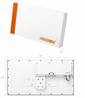 SELFSAT IP36 Antenne plate satellite convertisseur IPTV via Home Network WLAN