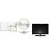SELFSAT IP36 Antenne plate satellite convertisseur IPTV via Home Network WLAN