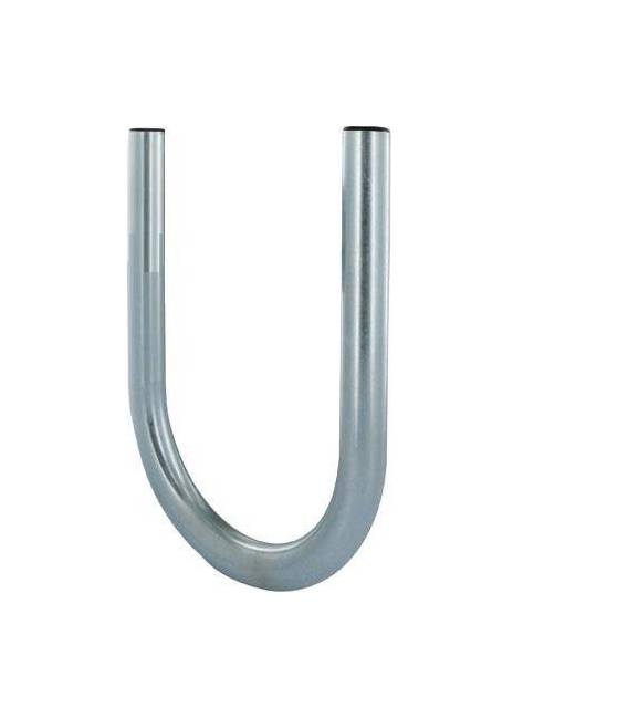 Fixation U Déport 46CM Bras pour antenne TV parabole en façade - Acier galvanisé 38mm