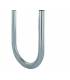 Fixation U Déport 46CM Bras pour antenne TV parabole en façade - Acier galvanisé 38mm