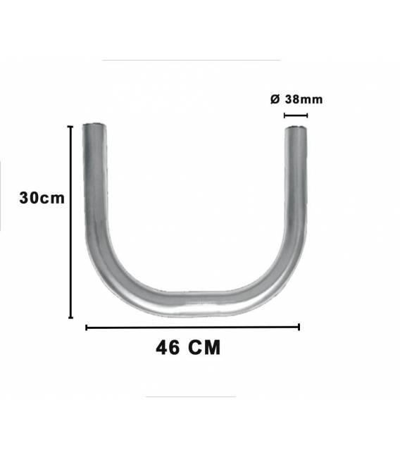 Dimension de la fixation U Déport 46CM Acier galvanisé 3.8 cm bfsat.fr