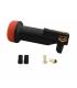 LNB TWIN HD-LINE Black Premium 62db!! 0.1 DB !! 2 Ausgänge Teilnehmer hohe Qualität