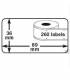 Lot 3 rouleaux étiquettes DYMO 99012 compatibles BLANC labels writer rolls 