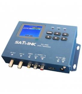 SATLINK WS-6990 Modulateur numérique DVB-T - Ecran LCD 2,4" - HDMI RCA AV Route DVB-T