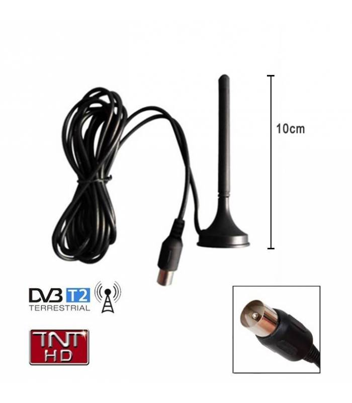 Mini antenne TV TNT HD portable HD-975T - Intérieur - 3m - BFSAT