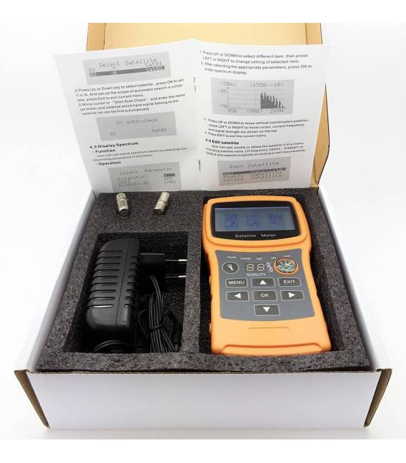 HD-LINE SF-660 POINTEUR SATELLITE HD DVB-S2 + analyseur de spectre