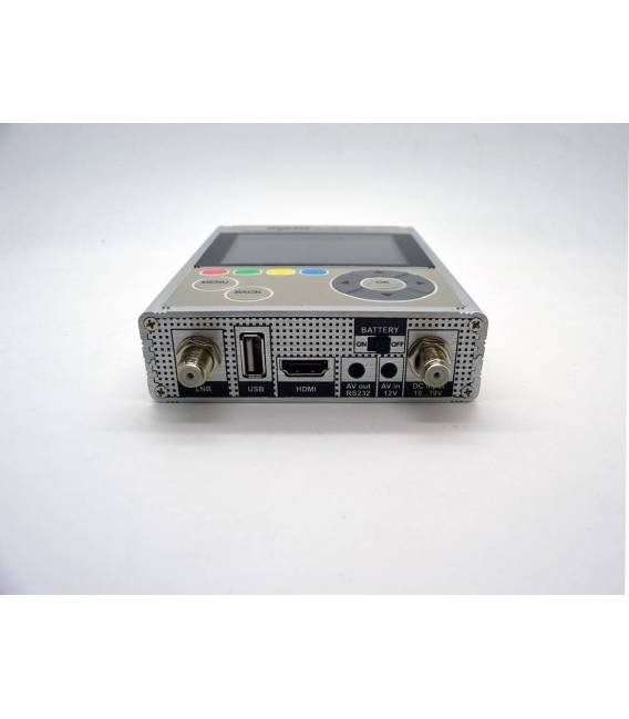 HD-LINE HD-7090S+ Satfinder Pointeur satellite HD DVB-S2 / Testeur Caméras CCTV + Valise de transport et accessoires