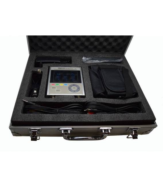 HD-LINE HD-7090S+ Satfinder Pointeur satellite HD DVB-S2 / Testeur Caméras CCTV + Valise de transport et accessoires