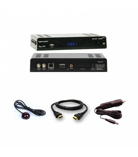 Récepteur Satellite OPTEX HD – TNT Sat, Timeshift, HDMI, Neuf Sous Blister