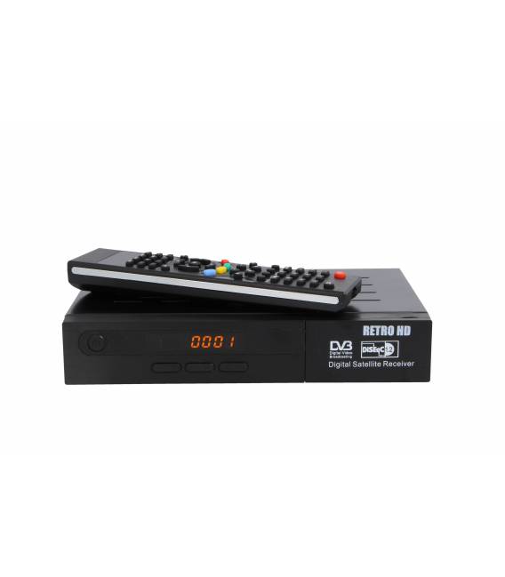 NA Digital Retro HD SD digitaler Sat Receiver mit Scart und HDMI Stecker