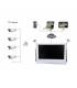 Kit NVR 4 Caméras IP Wireless Sans Fil + Ecran 10.1" HD - P2P Cloud App Iphone Android