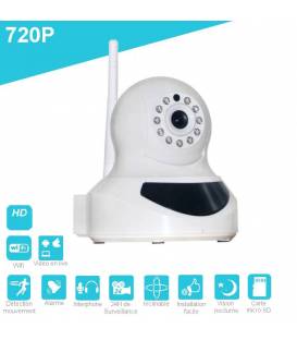 Indoor PTZ Wireless wifi IP Camera PTZ16- 720P WIFI - angle rotary control: 90 °, 355 °. 