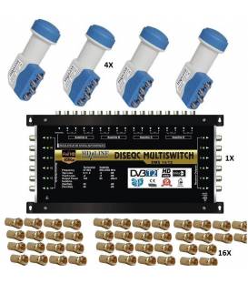 SET HD-LINE PRO MULTISWITCH 17/12 - 4SAT - 1TER / 12DEMOS