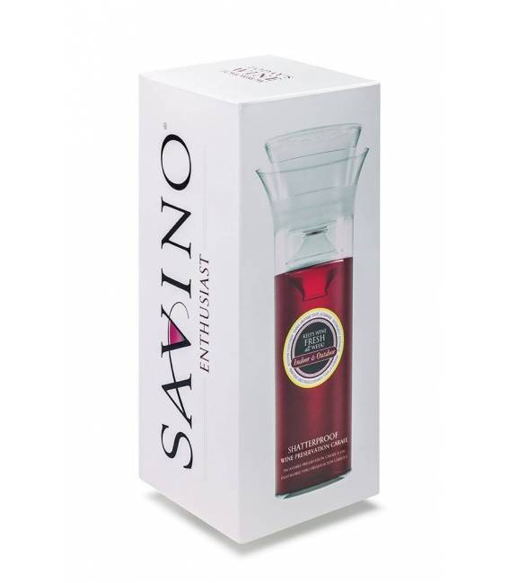 Savino SAV4105 Carafe à décanter 750ml - Idéal vin et boissons fraiches