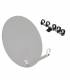 Set Sat-Schüssel Triax 110 cm weiß Halterung für 5 LNB