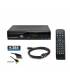 Kit TNT HD - Décodeur terrestre TNT DVB-T2 H.265 - USB / HDMI / Péritel + Mini antenne HDTV HD-935T (fonction sonnette)