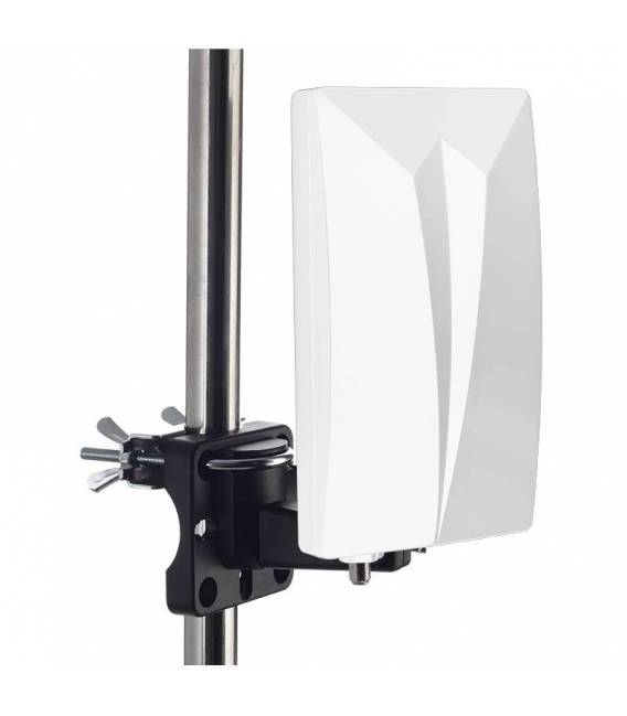 Kit TNT HD - Décodeur terrestre TNT DVB-T2 H.265 - USB / HDMI / Péritel + Antenne intérieure extérieure HDTV HD-940T